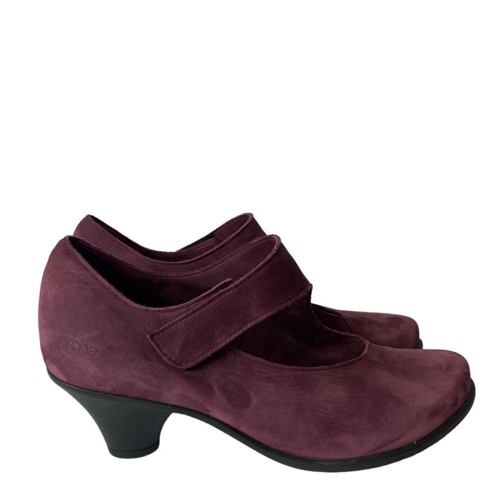 Arche women’s Mary Jane Mauve pumps heels Nubuck leather size US 8/ EU 39
